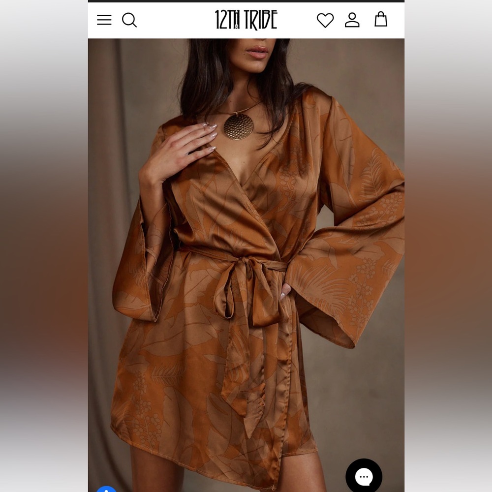 12th tribe wrap dress